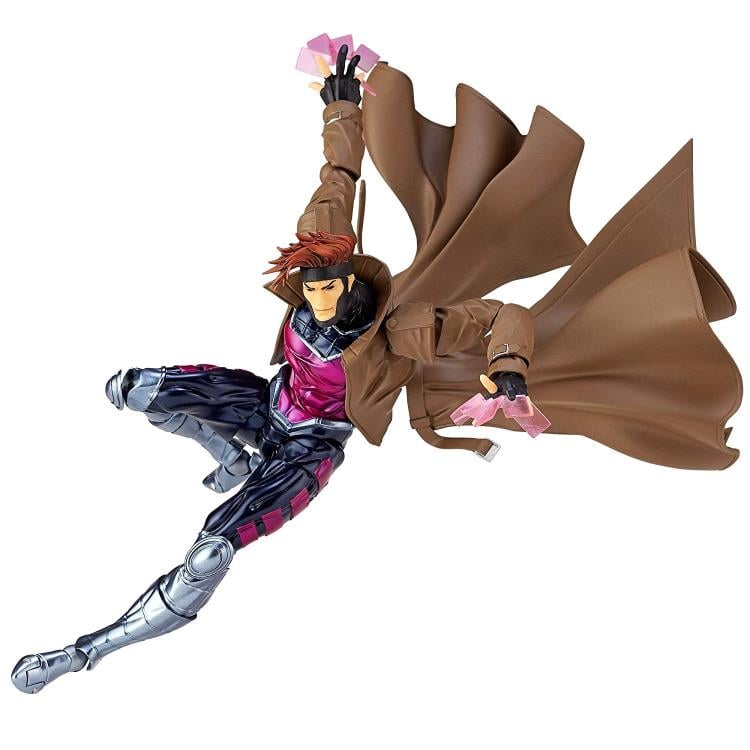 Marvel Amazing Yamaguchi Revoltech No.012 Gambit Action Figure Gallery Image 6