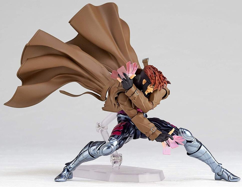 Marvel Amazing Yamaguchi Revoltech No.012 Gambit Action Figure Gallery Image 8