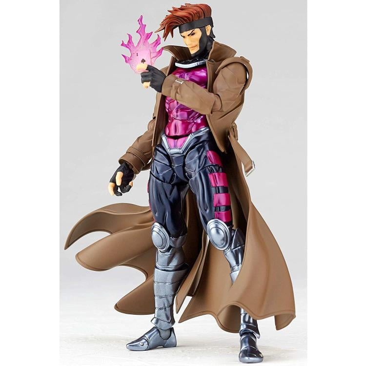 Marvel Amazing Yamaguchi Revoltech No.012 Gambit Action Figure Gallery Image 3