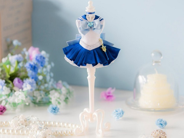 Sailor Moon Pretty Guardian Cherie Closet Sailor Mercury Miniature Dress Gallery Image 1