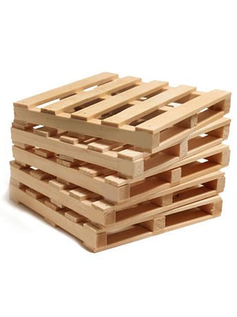 Mini Materials Mini Pine Pallet Coasters (5 Pack) Gallery Image 2