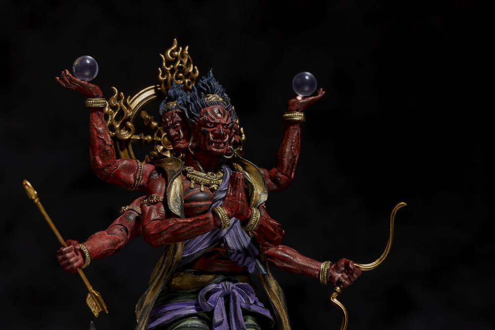 KT Project KT-25 Takeya Style Jizai Okimono Ashura (Painted Edition) Gallery Image 9