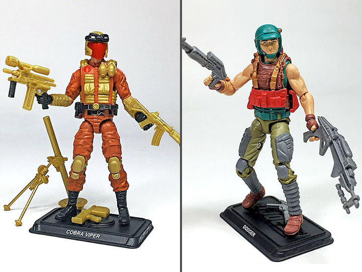 G.I. Joe The Final Twelve Dodger & Cobra Viper GI Joe Club 2018 Exclusive Set Gallery Image 1