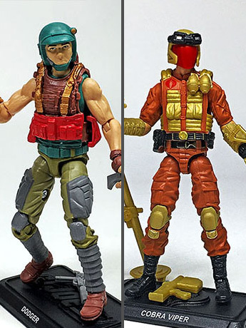 G.I. Joe The Final Twelve Dodger & Cobra Viper GI Joe Club 2018 Exclusive Set Gallery Image 2
