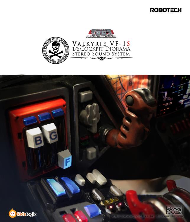 Macross VF-1S Cockpit With Roy Fokker 1/6 Scale Limited Edition Diorama Digital Sound System Gallery Image 9