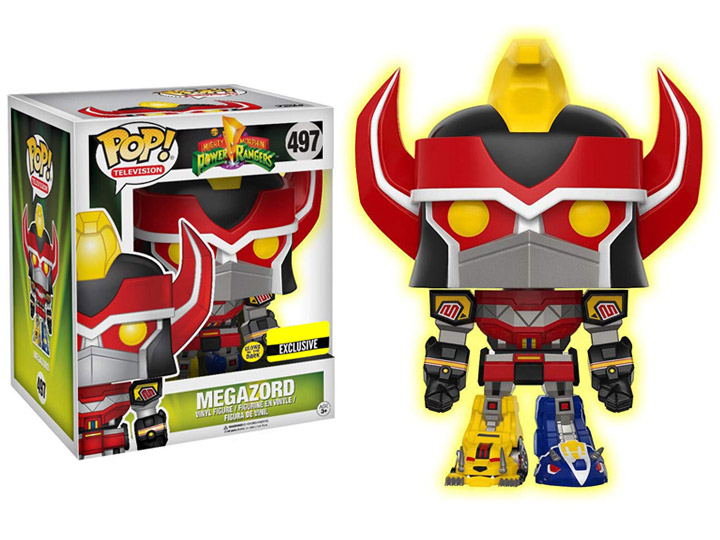 Pop! TV: Power Rangers 6" Super Sized Megazord (Glow in The Dark) Exclusive Gallery Image 1