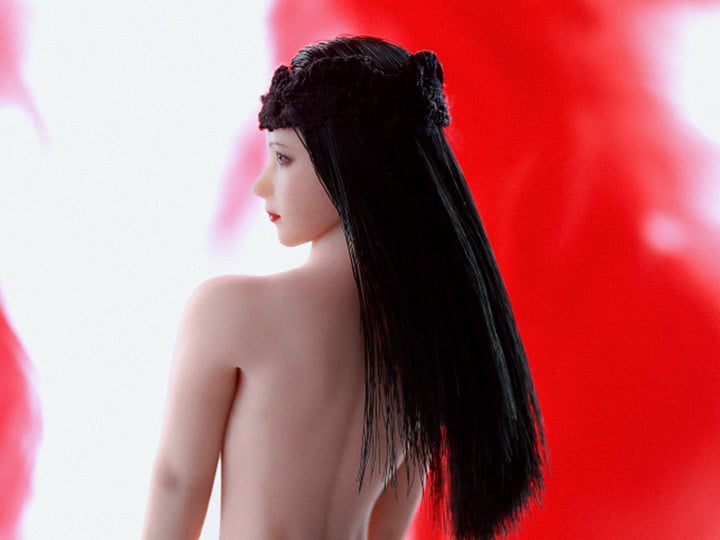 Super-Flexible Female Seamless 1/12 Scale Pale Medium Bust Body (T01A) Gallery Image 1