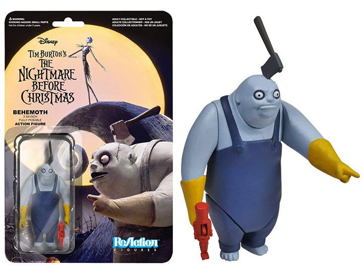 The Nightmare Before Christmas 3.75" ReAction Retro Action Figure - Behemoth Gallery Image 1