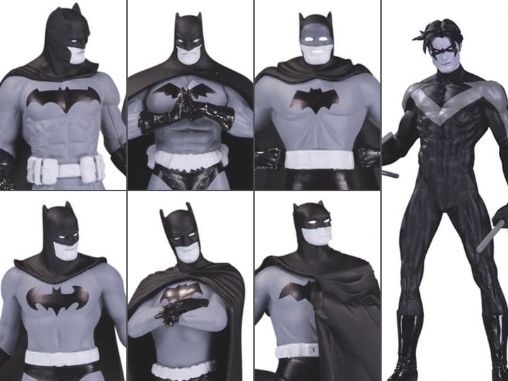 Batman Black and White Mini Figure Box Set #1 Gallery Image 1