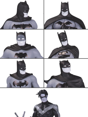 Batman Black and White Mini Figure Box Set #1 Gallery Image 2