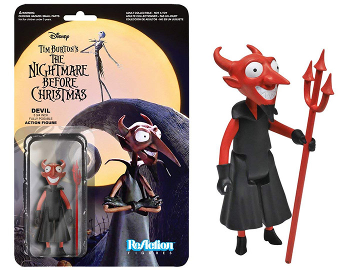 The Nightmare Before Christmas 3.75" ReAction Retro Action Figure - Devil Gallery Image 1