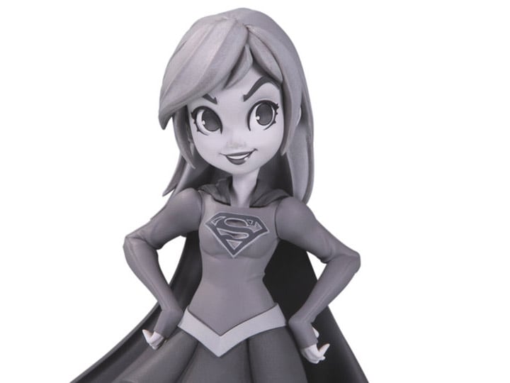 DC Artists Alley Supergirl (Black & White) Limited Edition Figure (Chrissie Zullo) Gallery Image 1