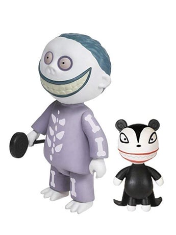 The Nightmare Before Christmas 3.75" ReAction Retro Action Figure - Barrel with Scary Teddy Gallery Image 2