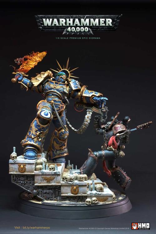 Warhammer 40,000 Guilliman vs Chaos Space Marine Limited Edition Diorama Gallery Image 3