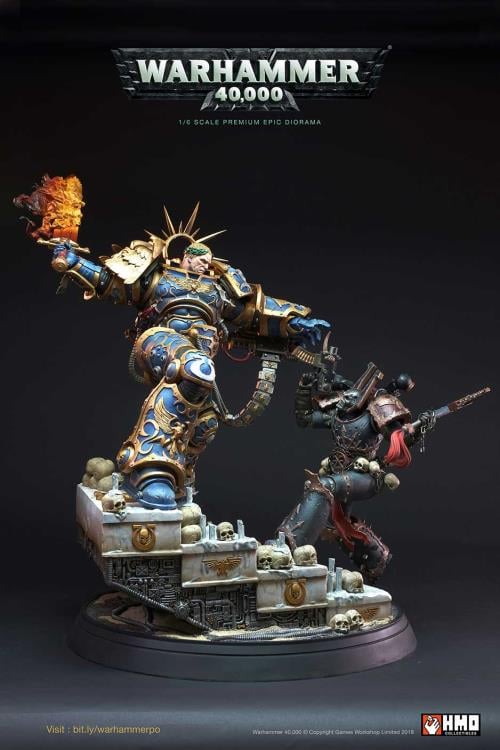 Warhammer 40,000 Guilliman vs Chaos Space Marine Limited Edition Diorama Gallery Image 4