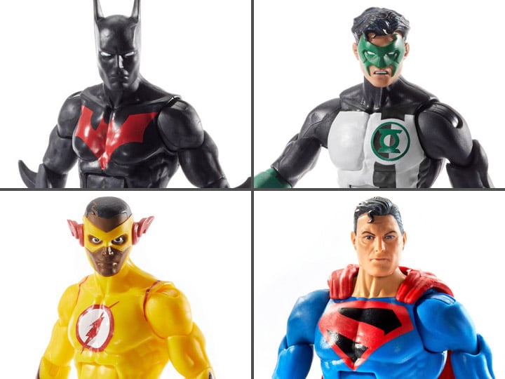 DC Comics Multiverse Wave 10 Set of 4 Figures (Collect & Connect Lobo) Gallery Image 1