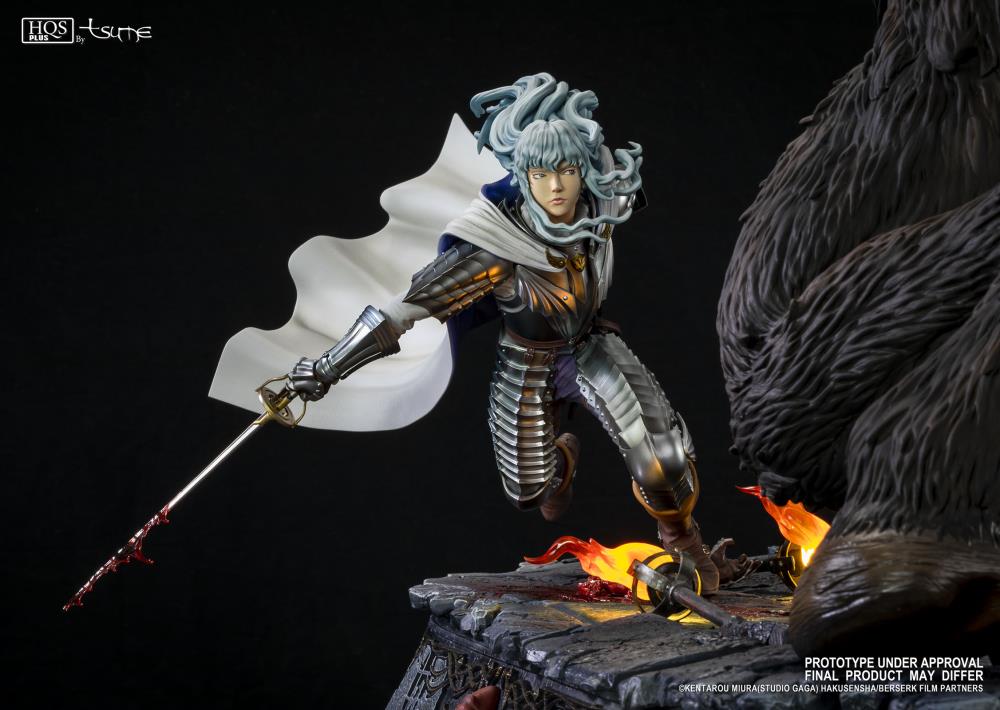 Berserk HQS Plus Guts & Griffith Vs. Zodd Limited Edition Statue