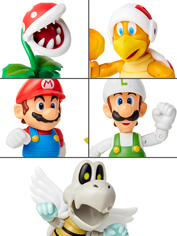 World of Nintendo 4" Wave 14 Set of 5 Figures Gallery Image 2