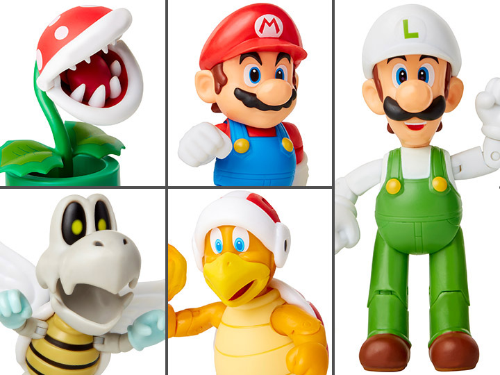 World of Nintendo 4" Wave 14 Set of 5 Figures Gallery Image 1