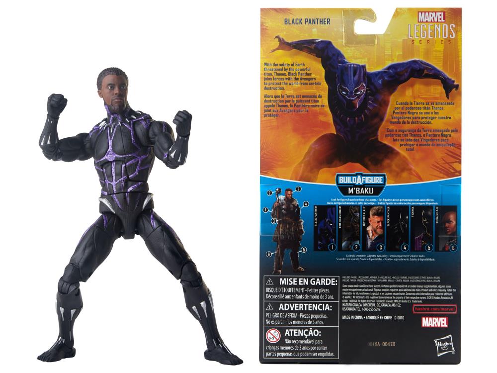 Black Panther Marvel Legends Wave 2 Set of 6 Figures (M'Baku BAF) Gallery Image 8