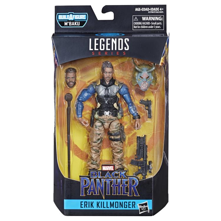 Black Panther Marvel Legends Erik Killmonger (M'Baku BAF) Gallery Image 7