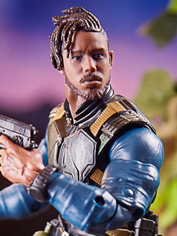 Black Panther Marvel Legends Erik Killmonger (M'Baku BAF) Gallery Image 2