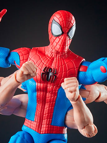 Spider-Man Marvel Legends Six Arm Spider-Man Action Figure Gallery Image 2