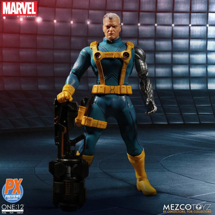 Mezco One12 ケーブル/Cable PX Mezco Cable PX | X-Men Cable Marvel Figure | BigBadToyStore