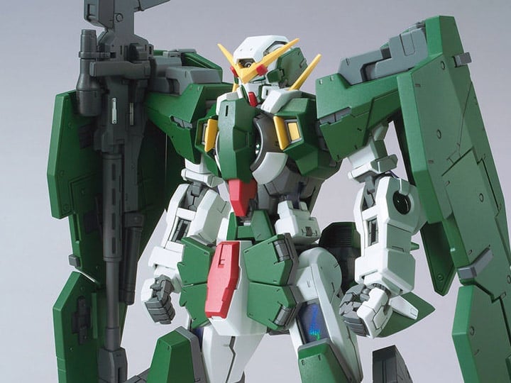 Mobile Suit Gundam 00 MG GN-002 Gundam Dynames 1/100 Scale Model Kit Gallery Image 1