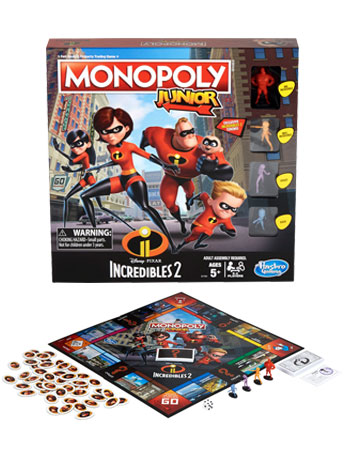 Monopoly Junior: Incredibles 2 Edition Gallery Image 2