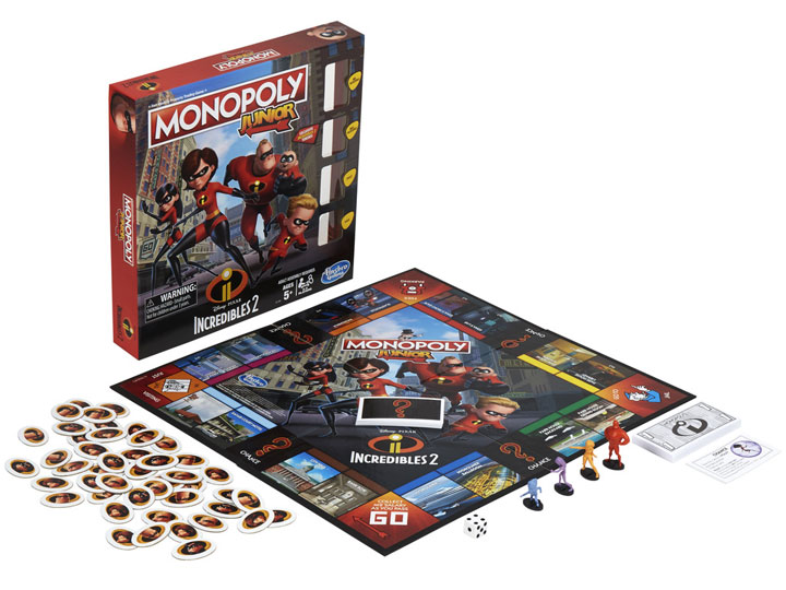 Monopoly Junior: Incredibles 2 Edition Gallery Image 1