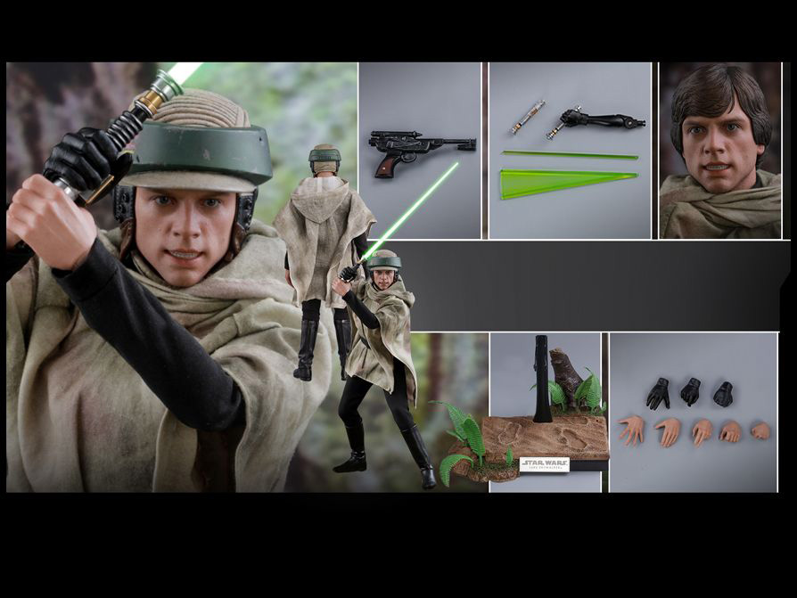 Star Wars: Return of the Jedi MMS516 Luke Skywalker (Endor) 1/6 Scale Collectible Figure Gallery Image 12