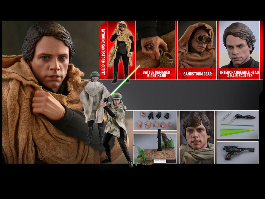 Star Wars: Return of the Jedi MMS517 Luke Skywalker (Deluxe) 1/6 Scale Collectible Figure Gallery Image 21