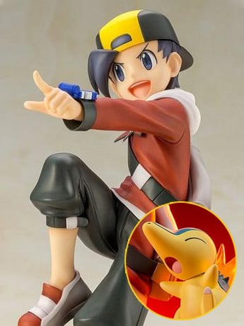 Pokemon ArtFX J Ethan With Cyndaquil Figure Gallery Image 2