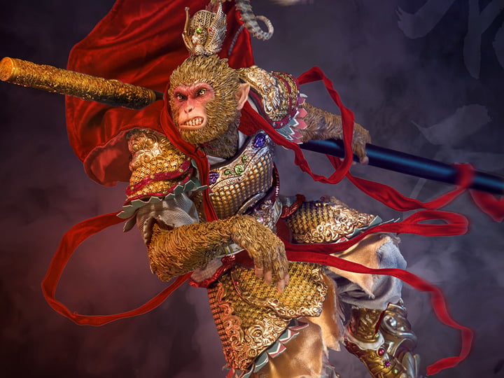 Journey to the West Monkey King (Red) Limited Edition Statue Gallery Image 1