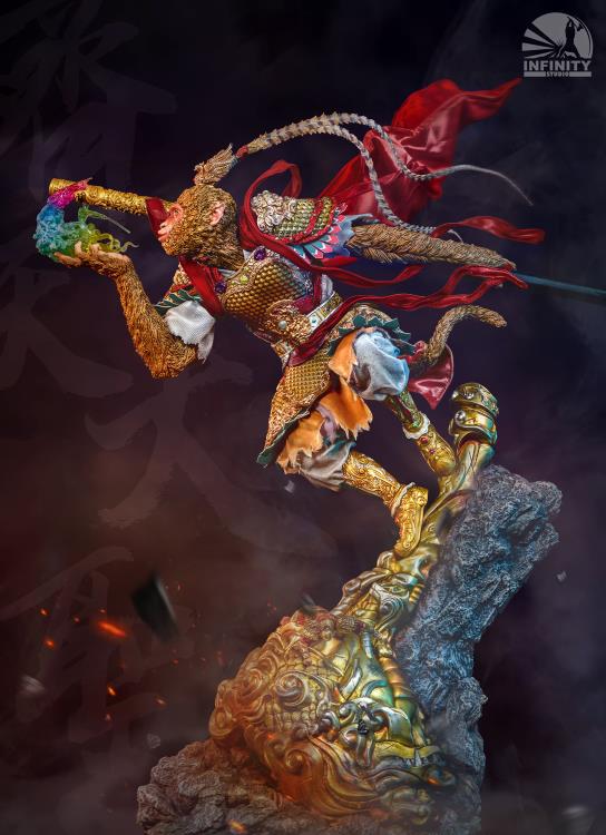 Journey to the West Monkey King (Red) Limited Edition Statue Gallery Image 4
