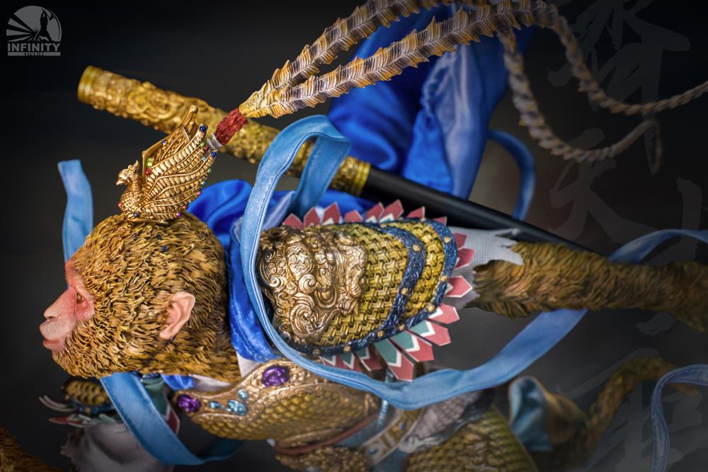 Journey to the West Monkey King (Blue) Limited Edition Statue Gallery Image 5