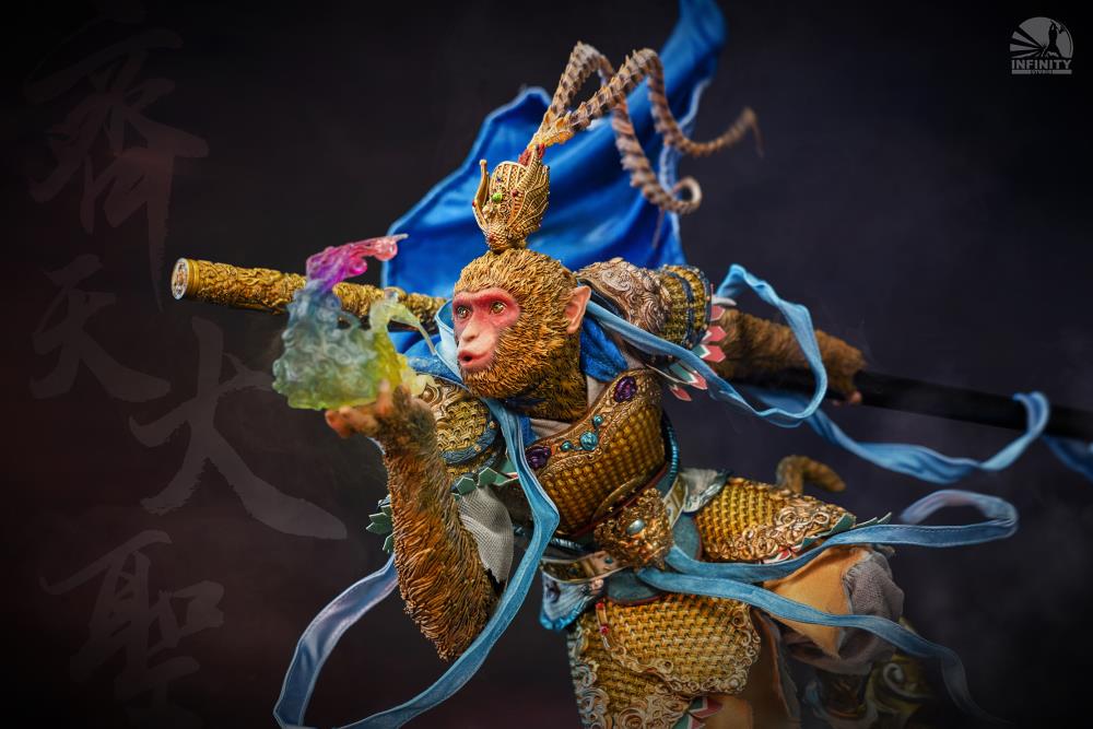 Journey to the West Monkey King (Blue) Limited Edition Statue Gallery Image 6