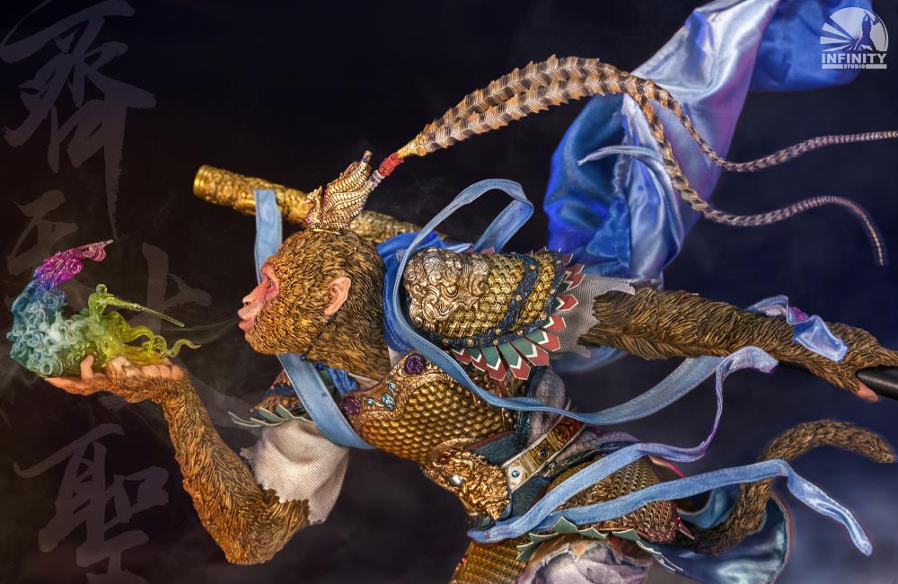 Journey to the West Monkey King (Blue) Limited Edition Statue Gallery Image 7