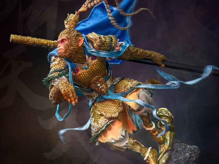 Journey to the West Monkey King (Blue) Limited Edition Statue Gallery Image 1