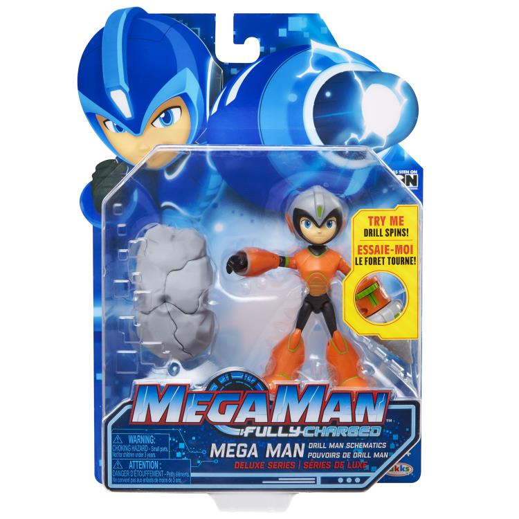 Mega Man: Fully Charged Deluxe Mega Man (Drill Man Schematics) Gallery Image 4