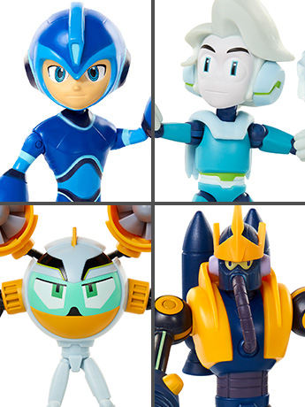 Mega Man: Fully Charged Basic Wave 1 Set of 4 Figures Gallery Image 2