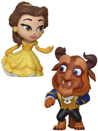 Beauty and The Beast Mini Vinyl Beast & Belle Two-Pack Gallery Image 2