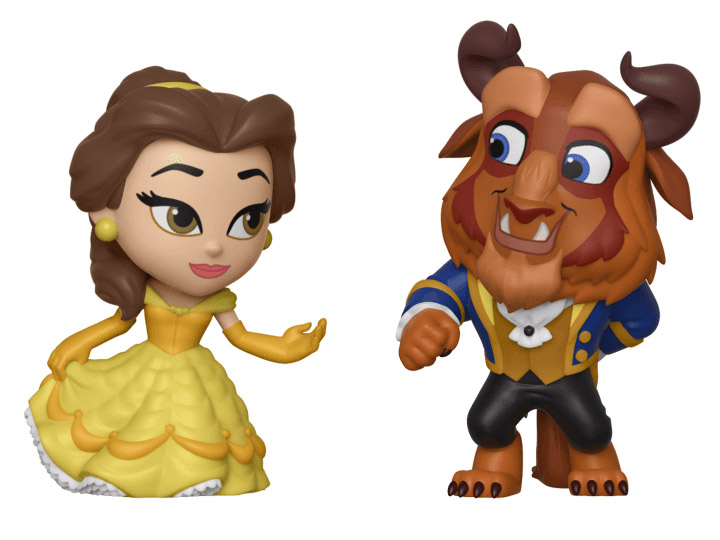Beauty and The Beast Mini Vinyl Beast & Belle Two-Pack Gallery Image 1