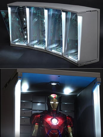Iron Man 3 DS001B Hall of Armor 1/6 Scale Set of 4 Collectibles Gallery Image 2