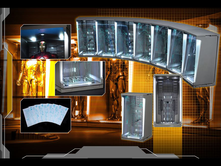 Iron Man 3 DS001C Hall of Armor 1/6 Scale Set of 7 Collectibles Gallery Image 7