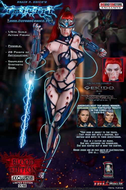 Gekido's Tricity: Goddess of Lightning (Blood Edition) 1/6 Scale Limited Edition BBTS Exclusive Figure Gallery Image 4