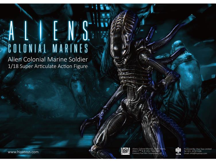 Aliens: Colonial Marines Alien Soldier 1:18 Scale Action Figure Gallery Image 3