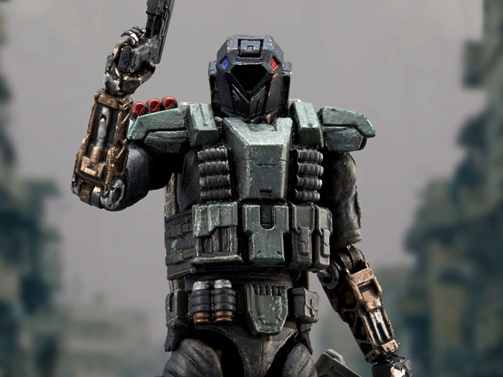 War of Order WOO In Pocket Heavy Armor Secret Trooper 1/18 Scale Figure Gallery Image 1