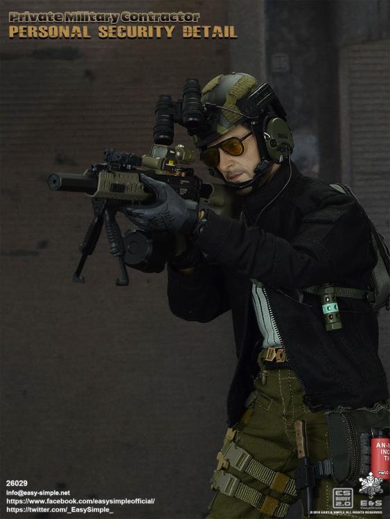 Private Military Contractor Personal Security Detail 1/6 Scale Figure